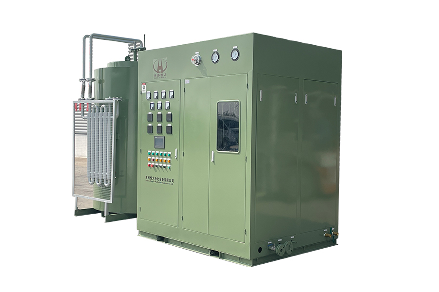 Unità di produzione di idrogeno per decomposizione dell'ammoniaca in forno circolare