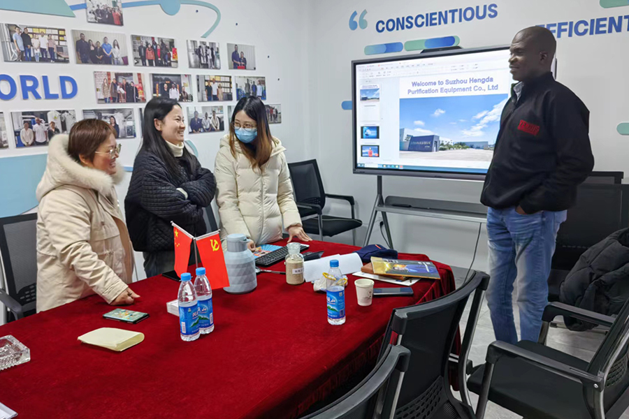 Ispezione della fabbrica del cliente in Nigeria